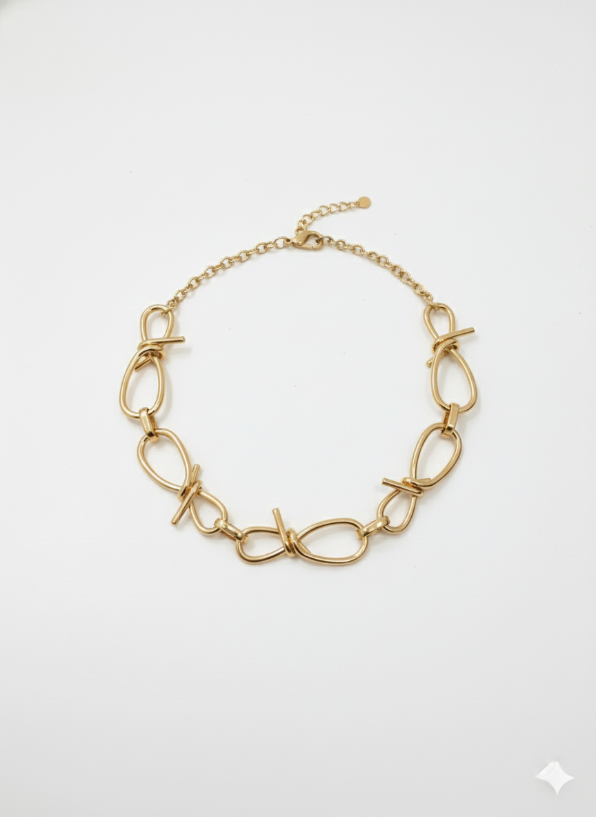 Collar Oro Laminado Goti