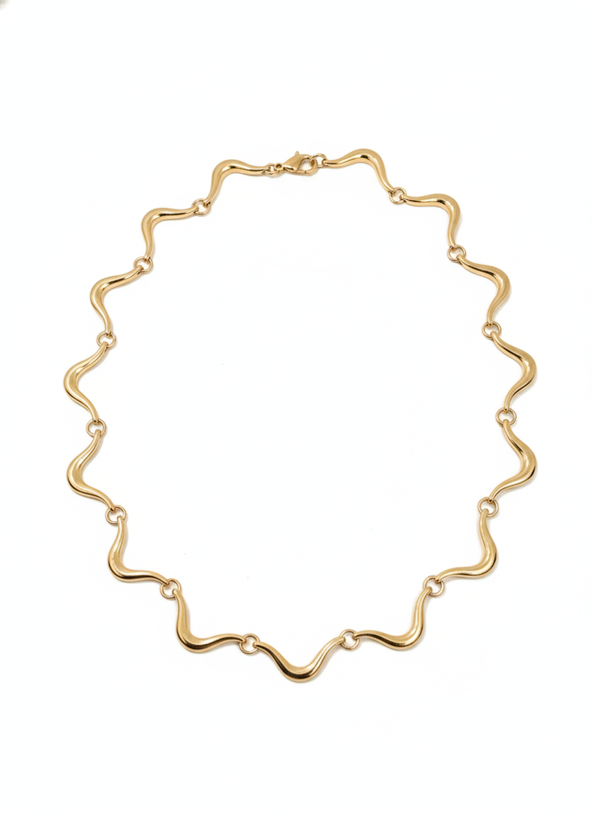 Collar Oro Laminado Lines