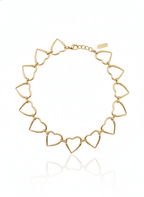 Collar Oro Laminado Skin Hearts