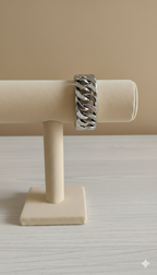 Cadena Laminada Plata King