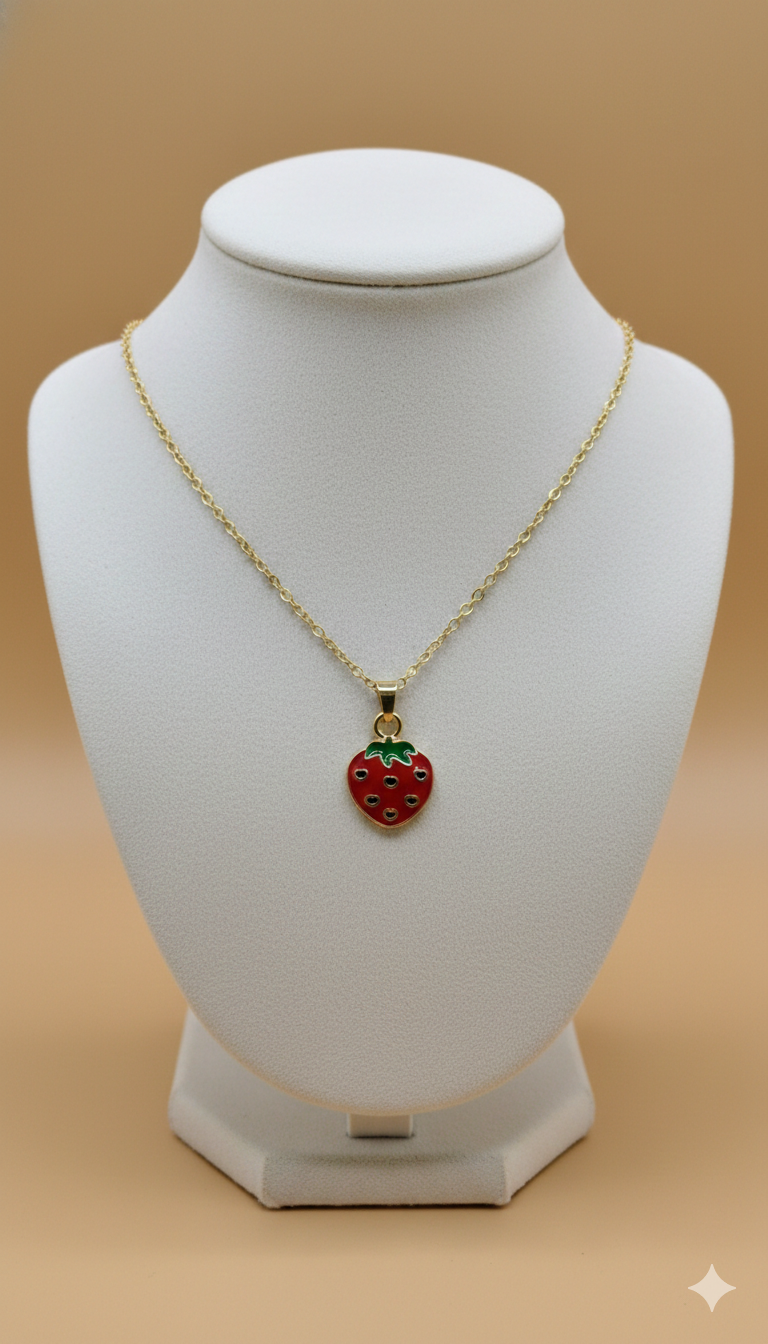 Collar Straw Flat 2 Frutal