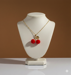 Collar Cherry 4D Frutal