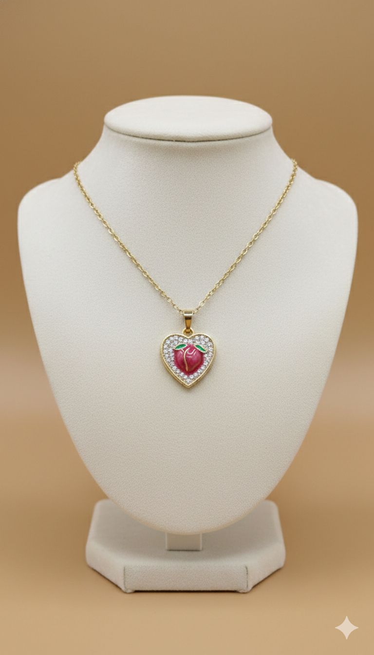 Collar Heart Wedge Frutal
