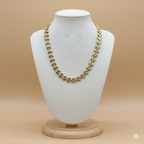 Collar Oro Laminado Corazones