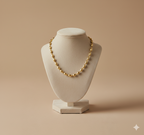 Collar Oro laminado Bolitas