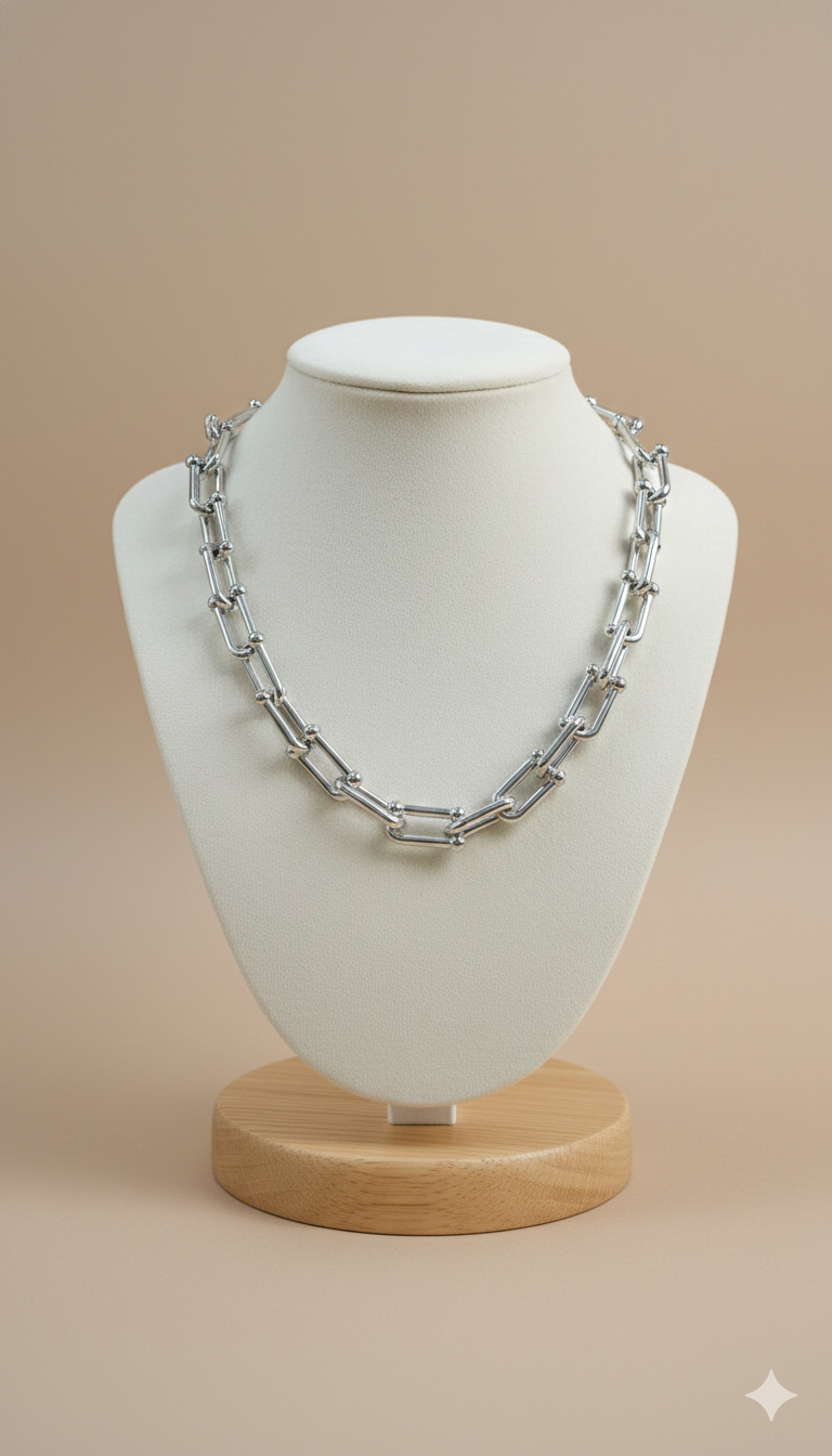 Collar laminado Tiffa Silver