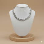 Collar laminado Thick Silver