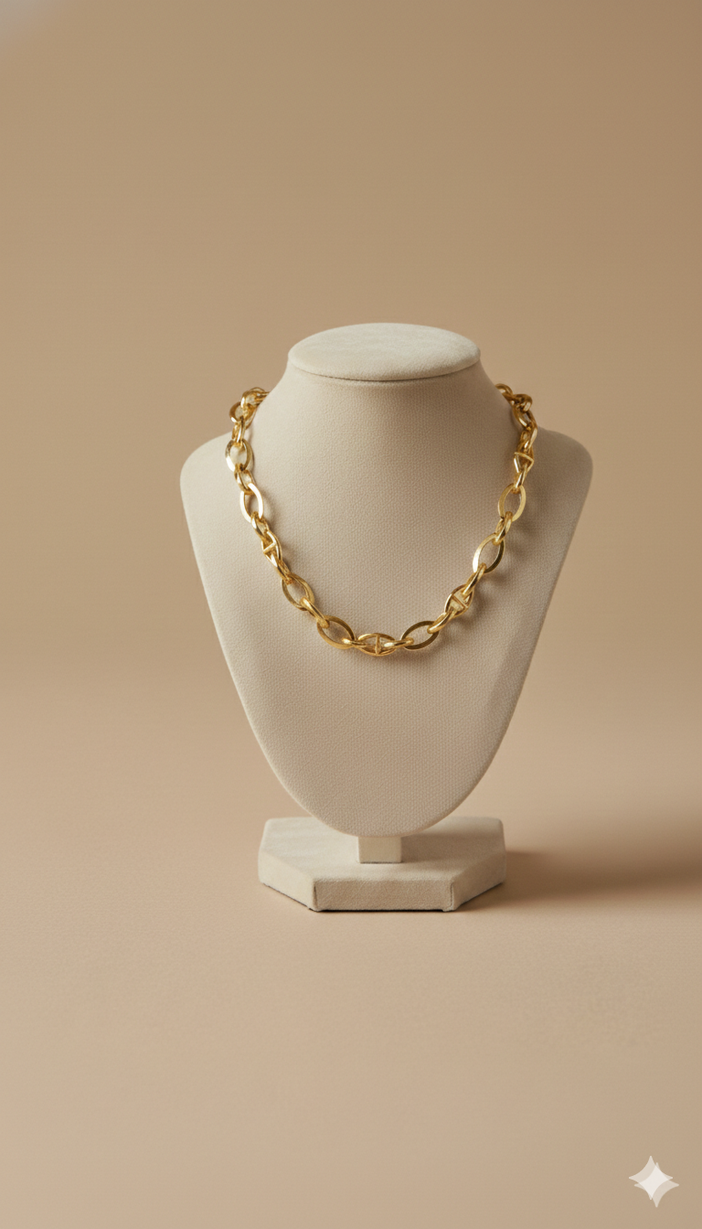 Collar Oro laminado Mint