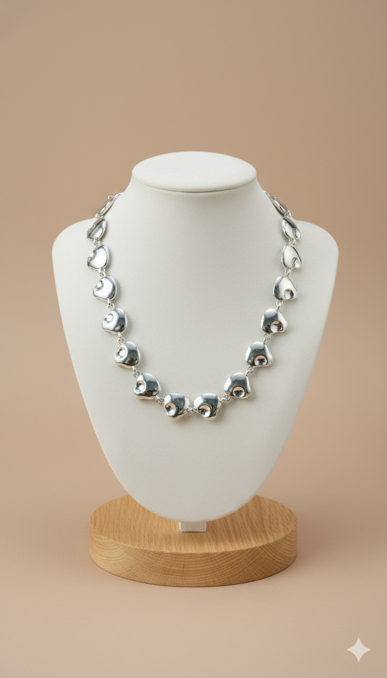 Collar laminado Apple Silver