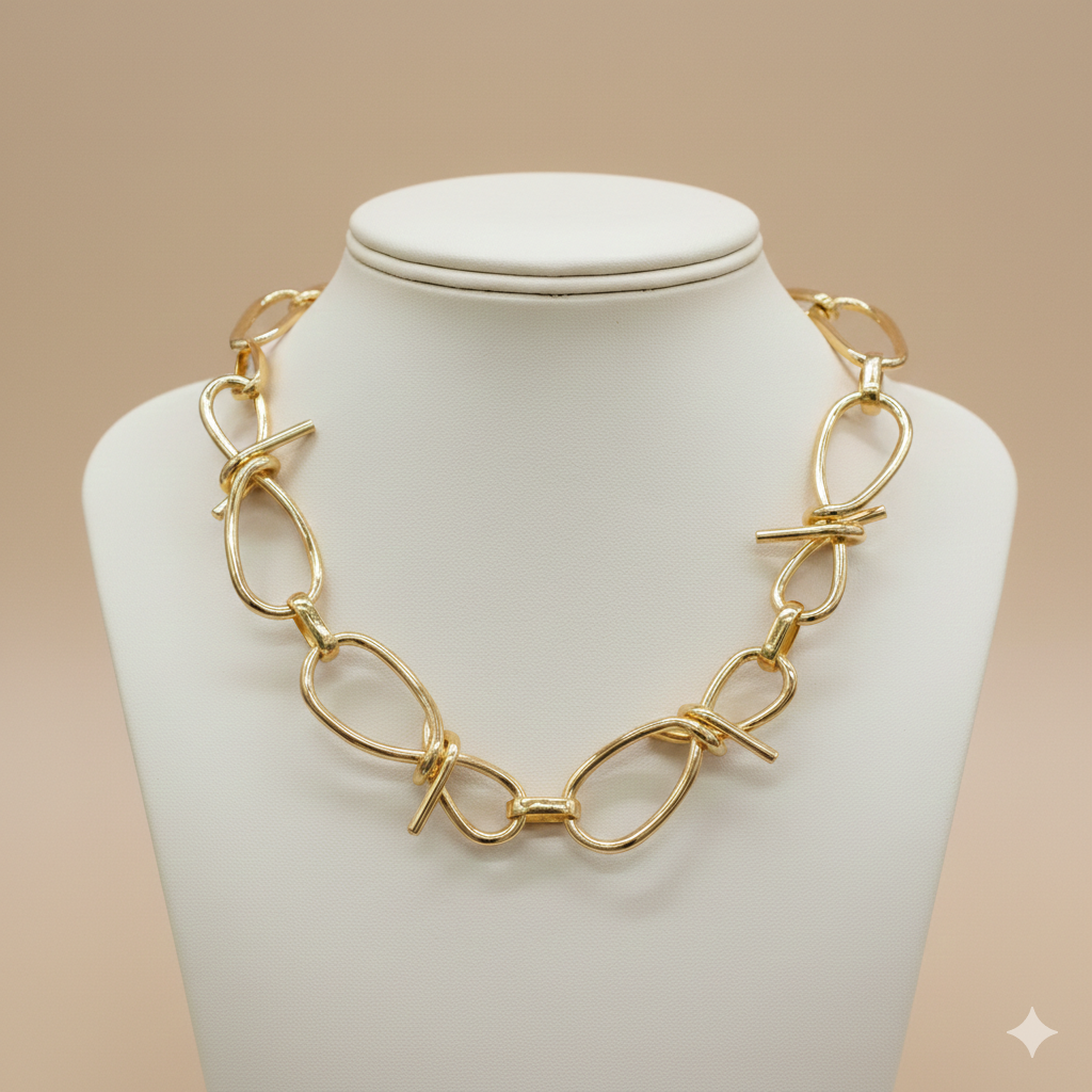 Collar Oro Laminado Goti