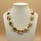 Collar Oro Laminado Stone
