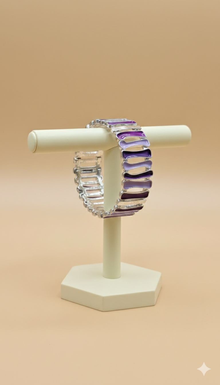 Pulsera Laminada Purple