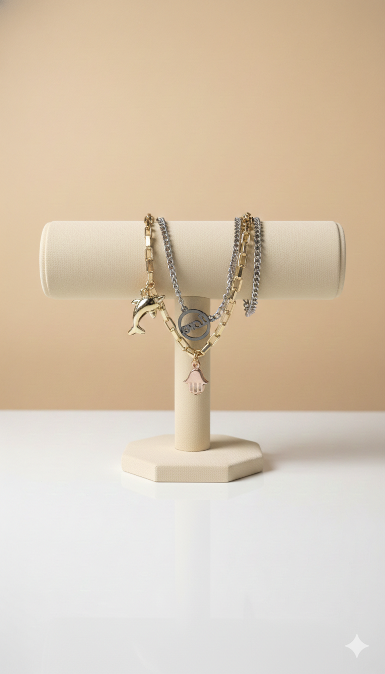 Pulsera Dorada Dolphin