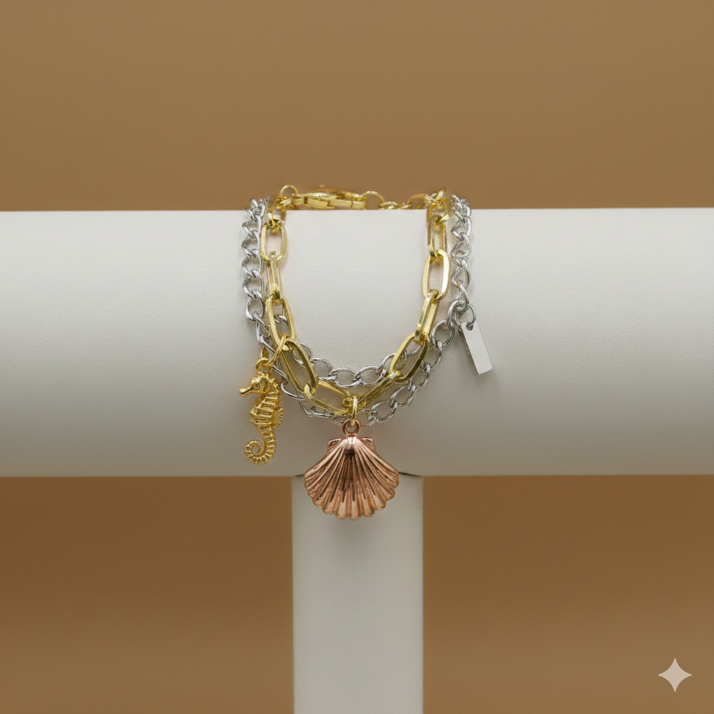 Pulsera Dorada Caballito