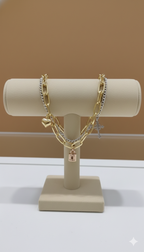 Pulsera Dorada Lock