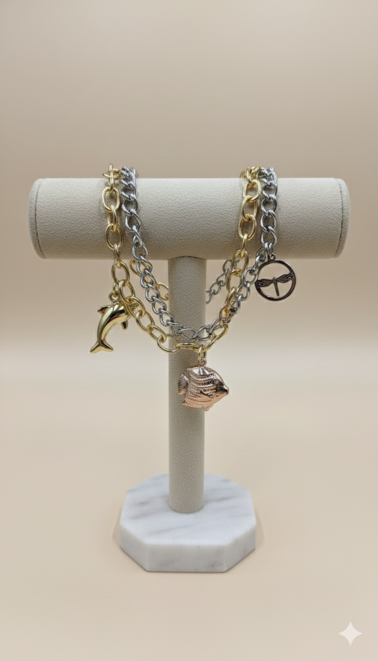 Pulsera Dorada Fish