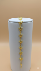 Pulsera Dorada Starfish