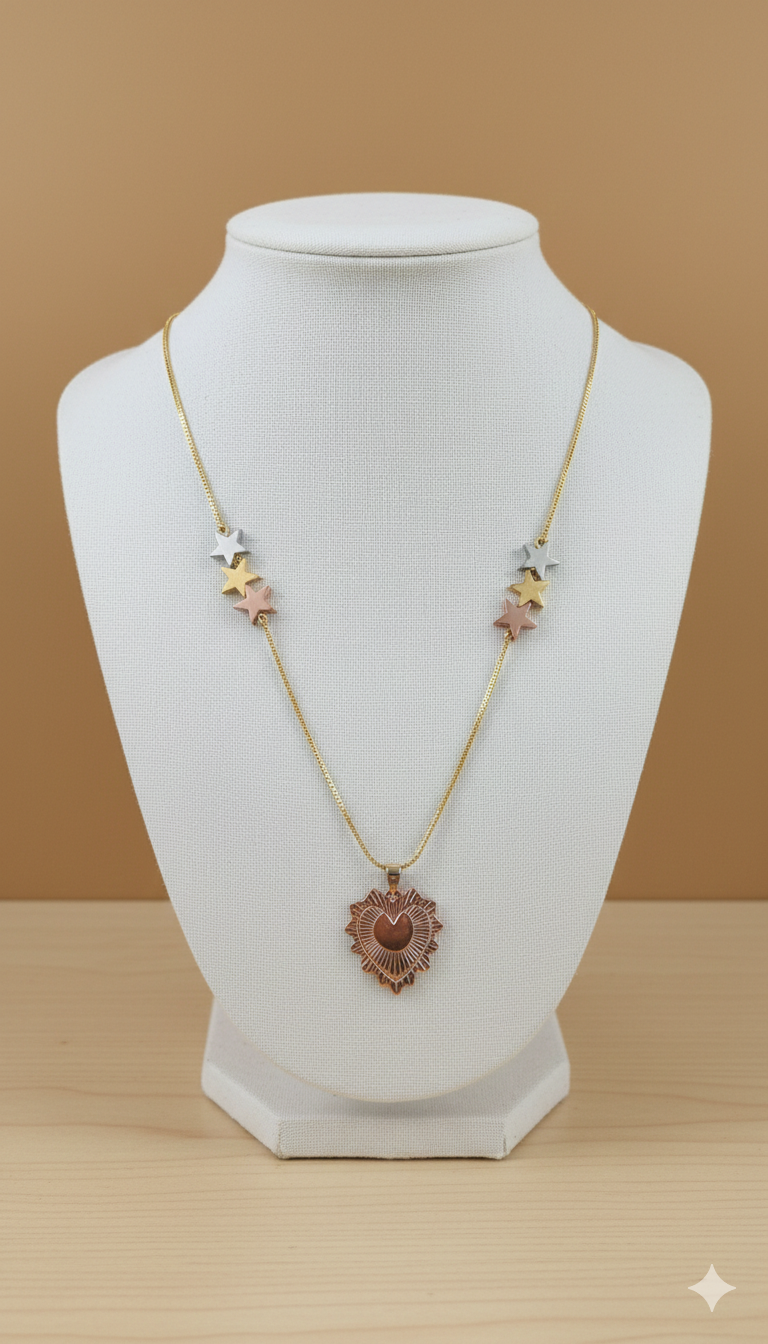 Collar Laminado Dorado Birllo