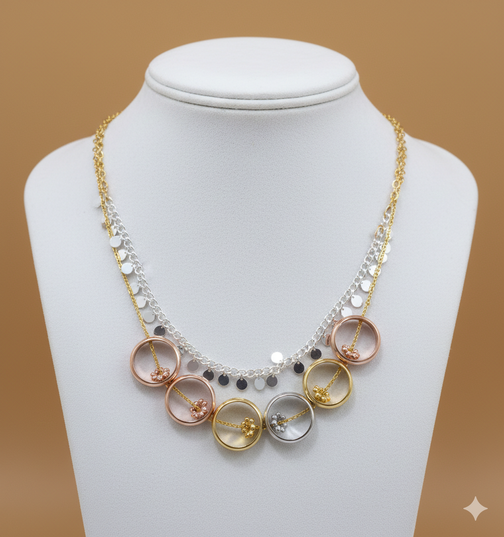 Collar Laminado Dorado Orings