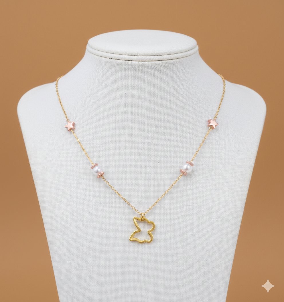 Collar Laminado Dorado Teddy