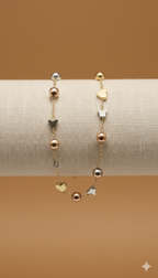 Pulsera Dorada Pearls