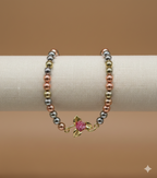 Pulsera Bolitas Roses Pink