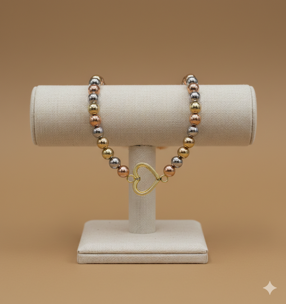 Pulsera Bolitas Heart