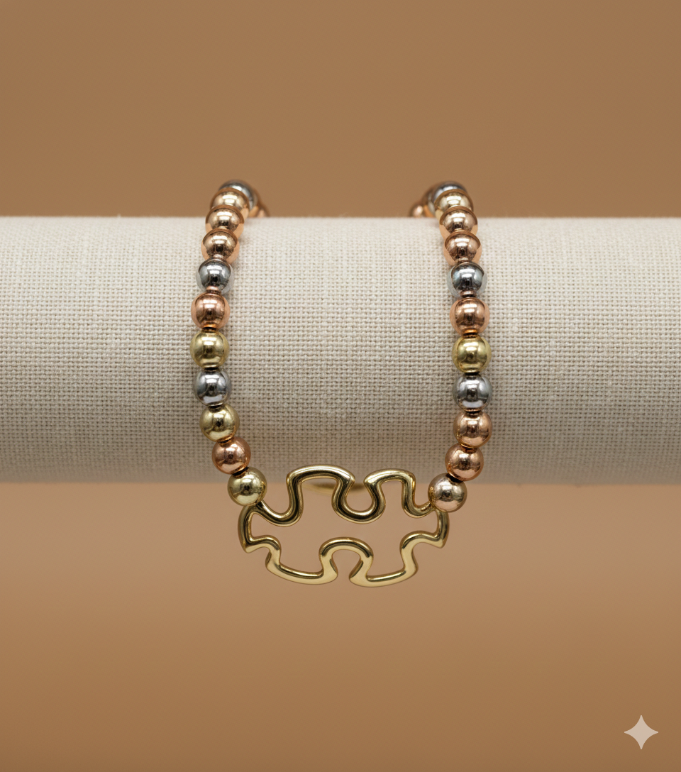 Pulsera Bolitas Chrome