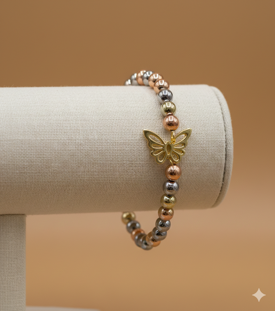 Pulsera Bolitas Butterfly