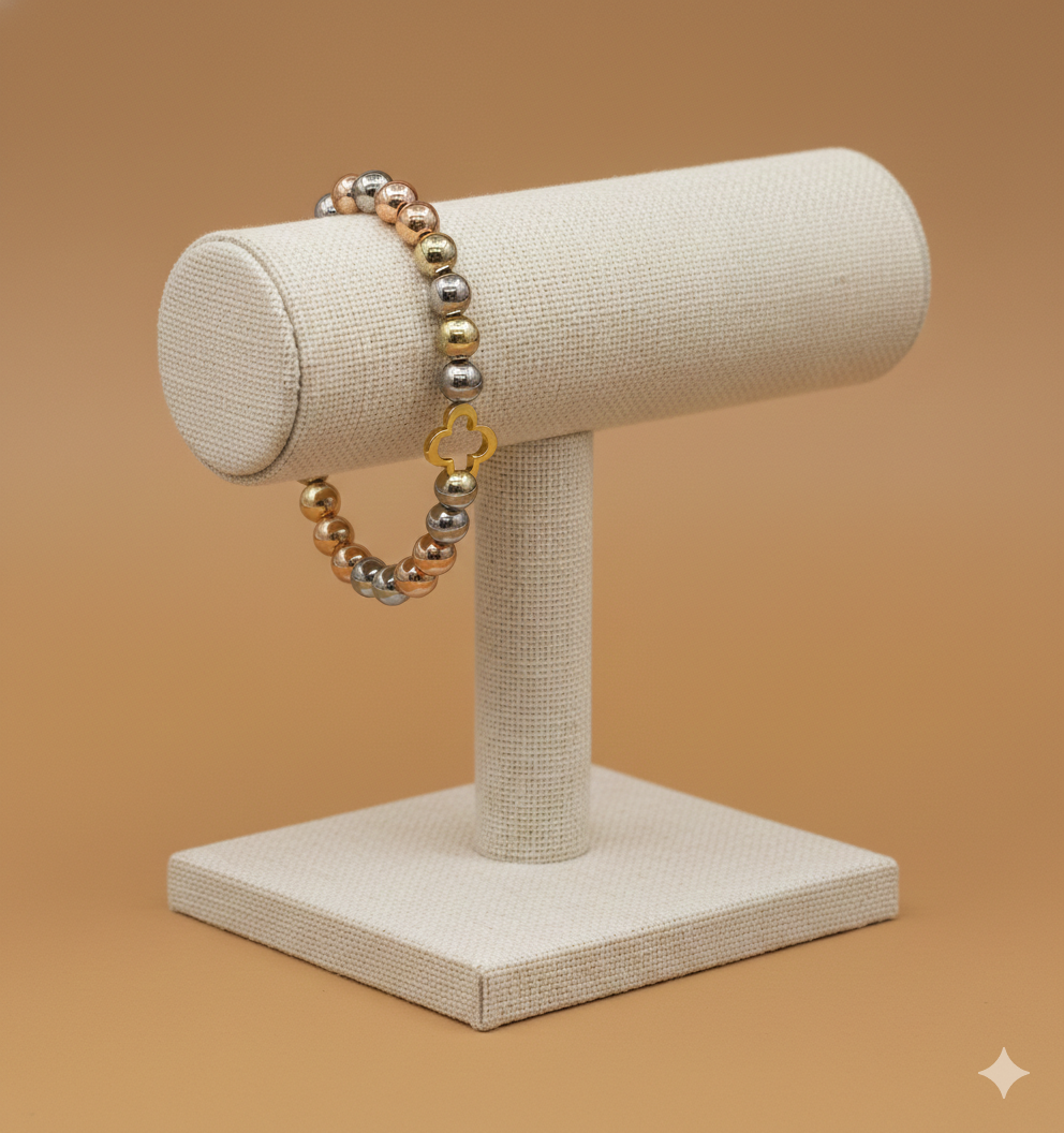 Pulsera Bolitas Cross