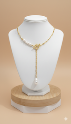 Collar Perlas Dorado