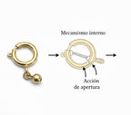 Collar Dijes Fly Dorado