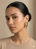 Aretes Gotas Min Dorados