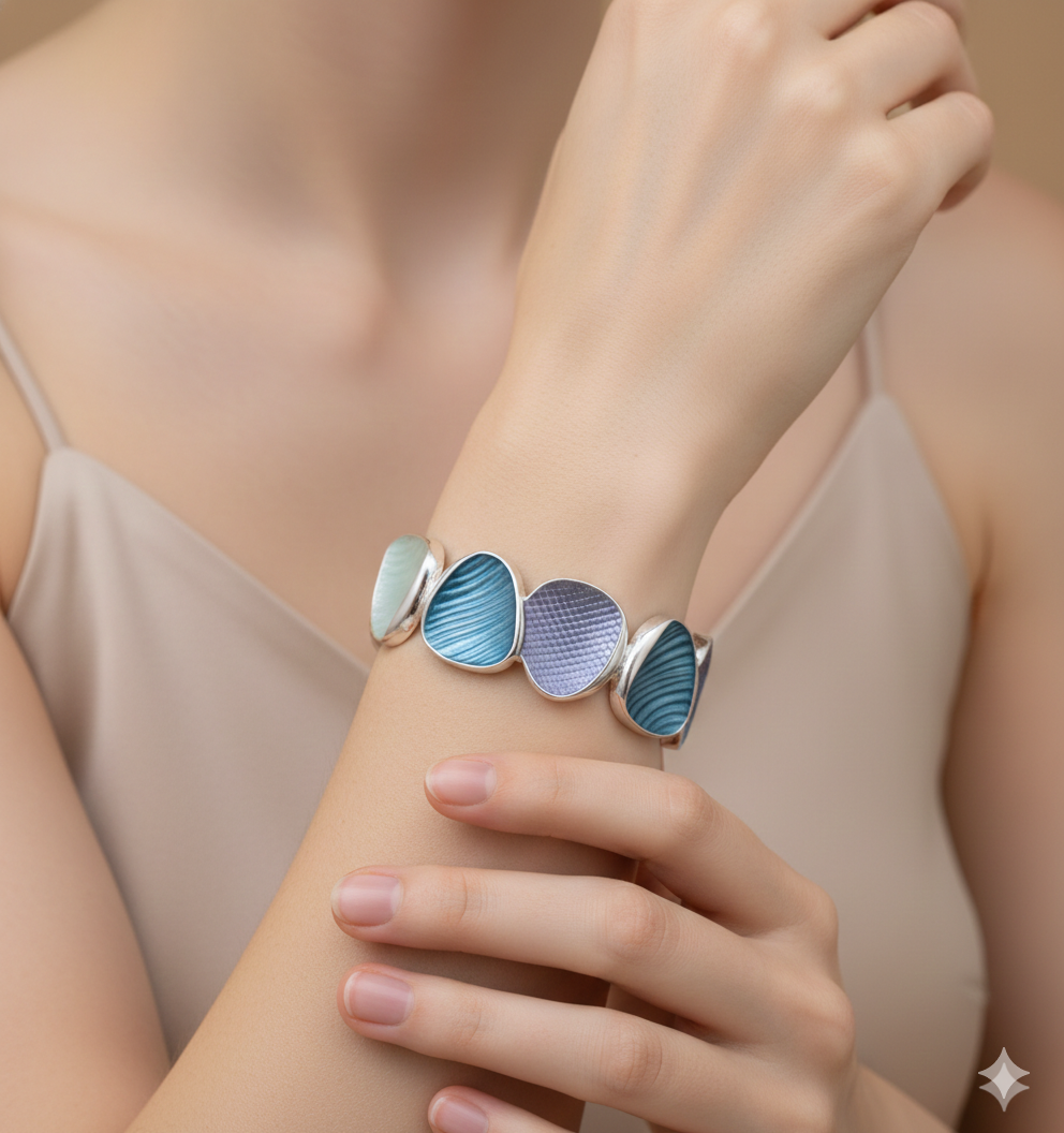 Pulsera Laminada Blue