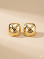Aretes Panal Dorados