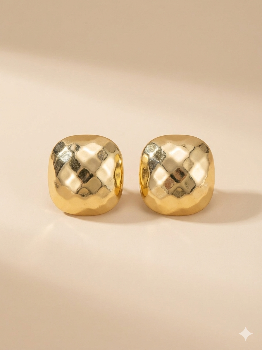 Aretes Panal Dorados