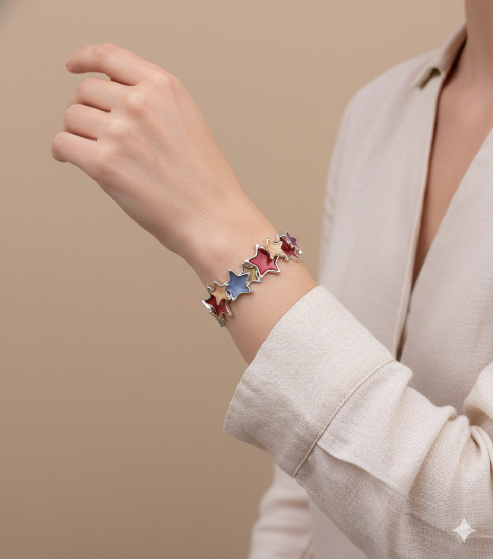 Pulsera Laminada Stars Colours