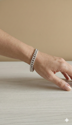 Cadena Laminada Plata Corin