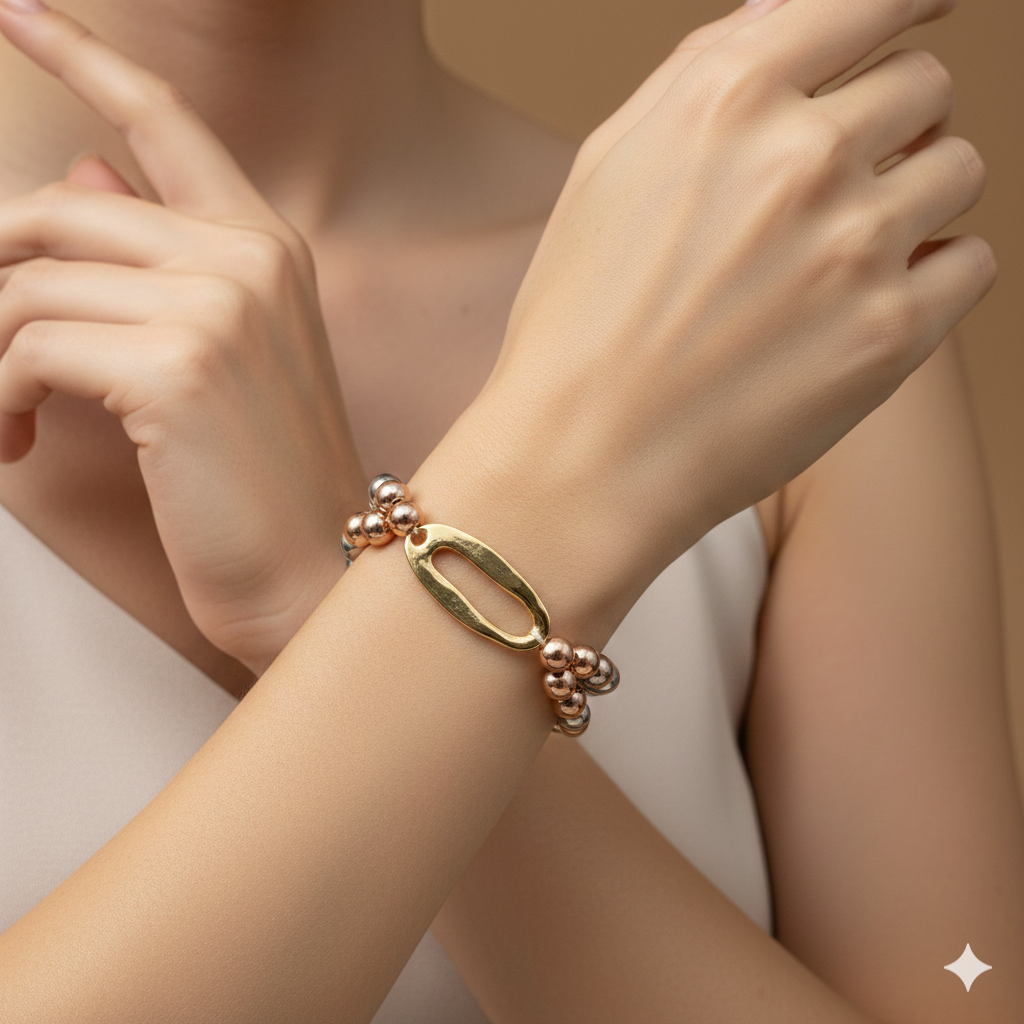 Pulsera Bolitas Round