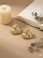 Aretes Triple Nudo  Dorados