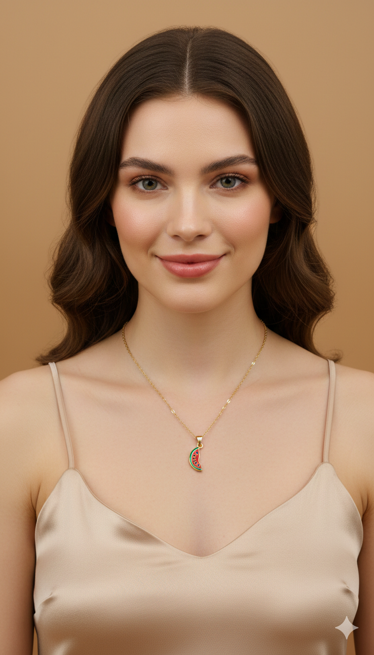 Collar Sandía Flat Frutal