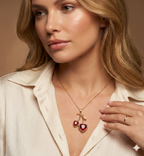Collar Hearts Cherry Frutal