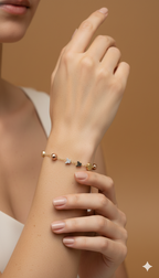 Pulsera Dorada Pearls