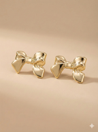 Aretes Moñitos Dorados