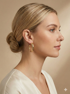 Aretes Gota 2x Dorados