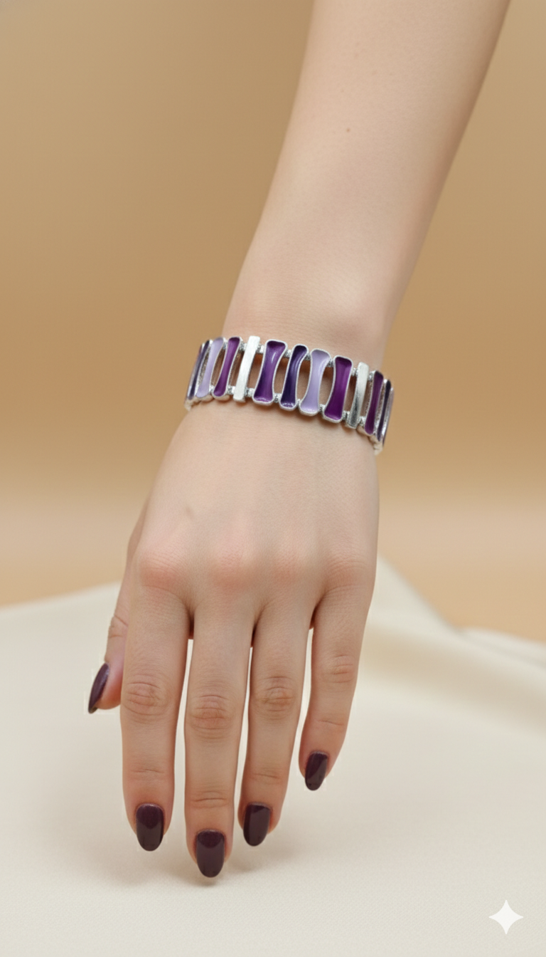 Pulsera Laminada Purple