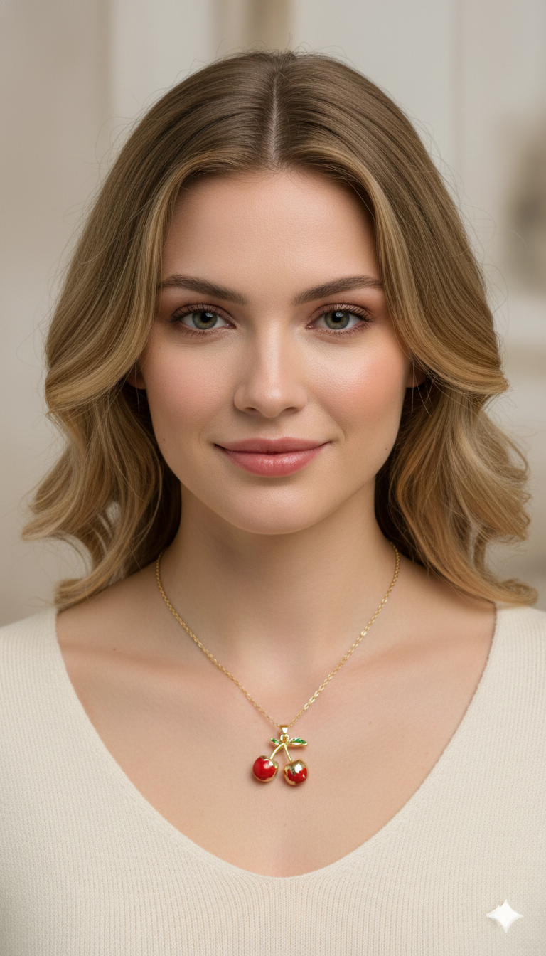 Collar Cherry Apple Frutal