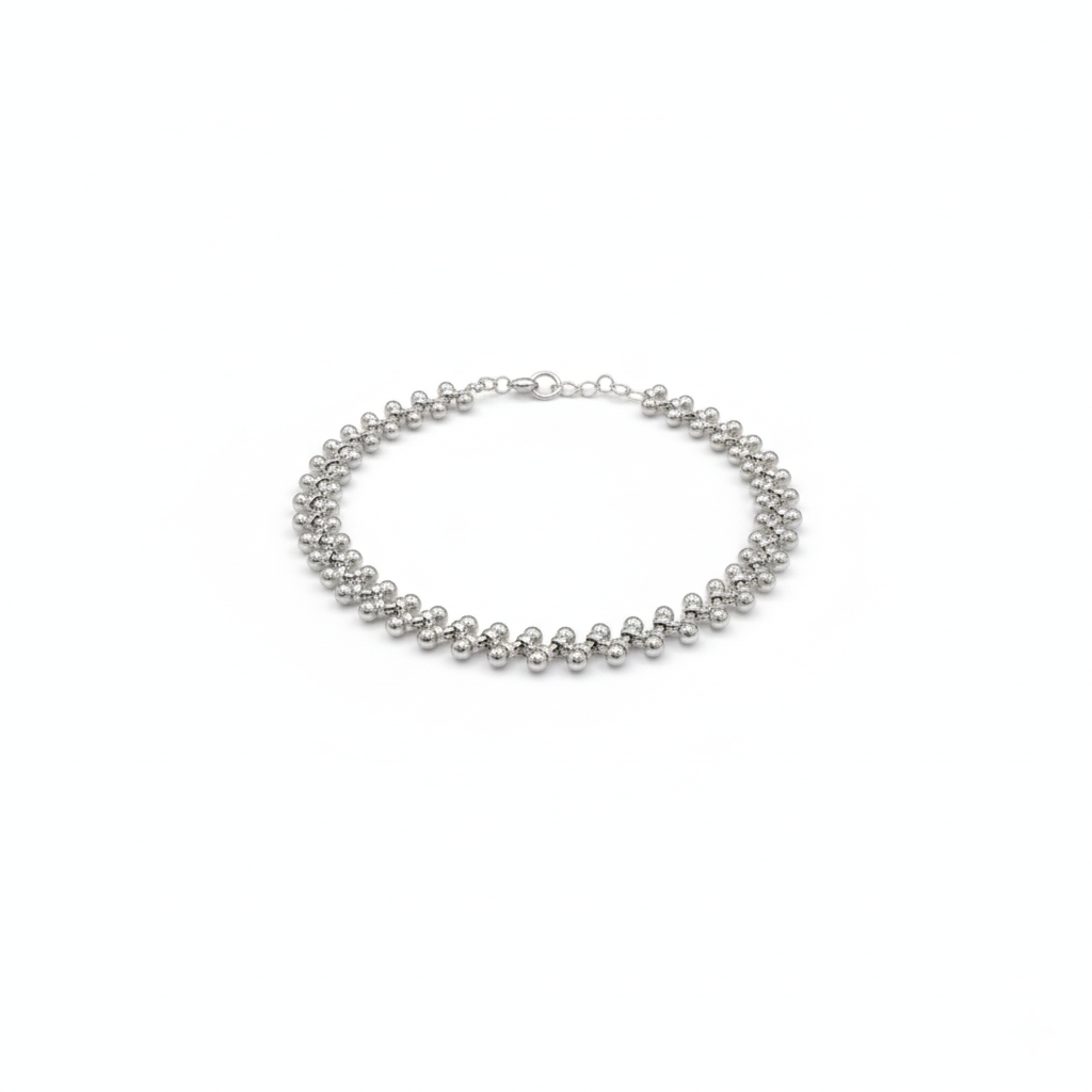 Collar laminado Thick Silver