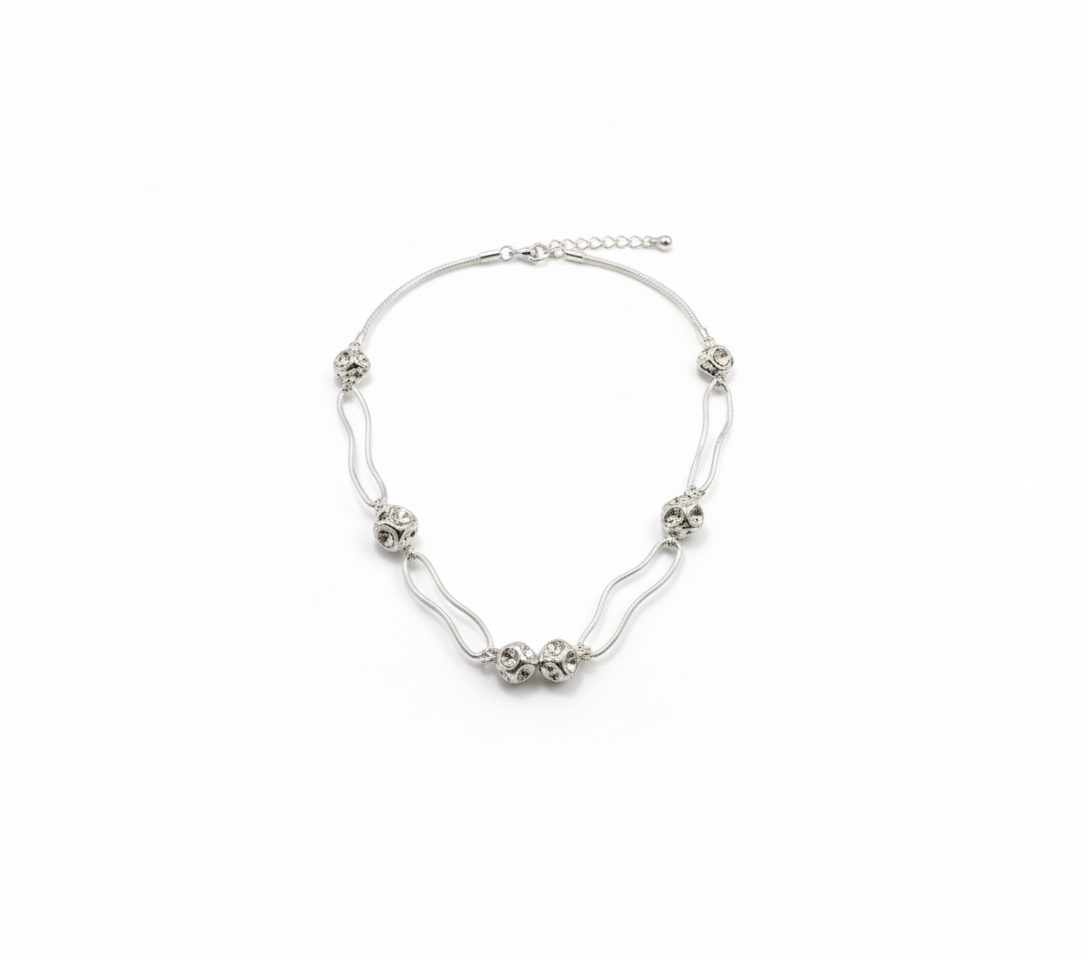 Collar laminado Stone Silver