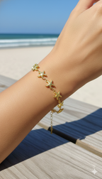 Pulsera Dorada Starfish